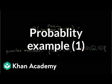 Finding probability example | Probability and Statistics | Khan Academy