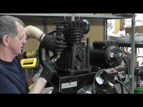How to replace an air compressor pump