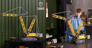 Meet LEGO's largest Technic set to date, the massive new Liebherr LR13000