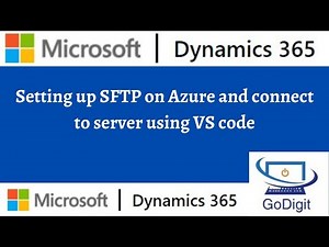Setting up SFTP on Azure and connect to server using VS code