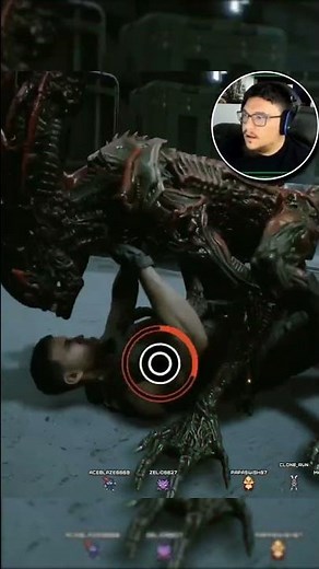 1st Encounter with Prowler in Aliens Fireteam Elite