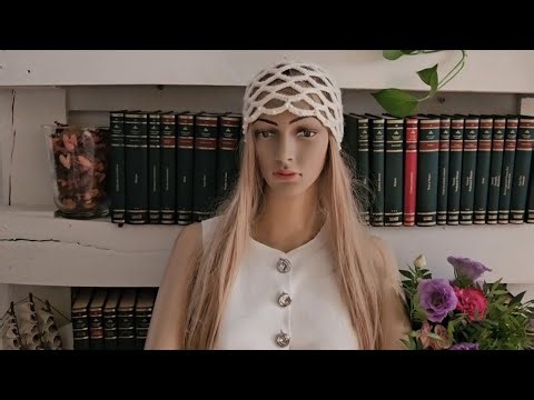 Crochet Mesh Hat - Super Easy for Beginners