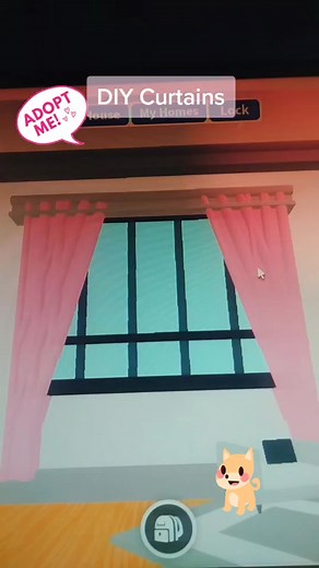 DIY Curtains Tutorial for Aesthetic Adopt Me Build