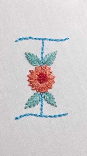 290K views · 4.8K reactions | Alphabet Letter I Hand Embroidery Design | Initial Embroidery Pattern #viralreels #trendingreels #reelsfb | ABI Stitch | Facebook