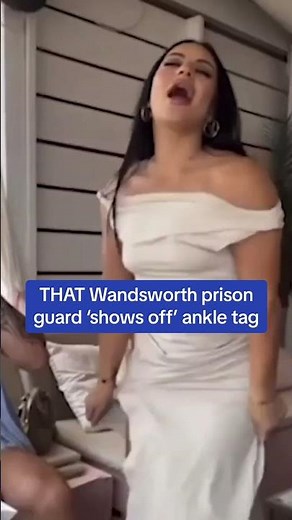 THAT Wandsworth prison guard 'shows off' ankle tag