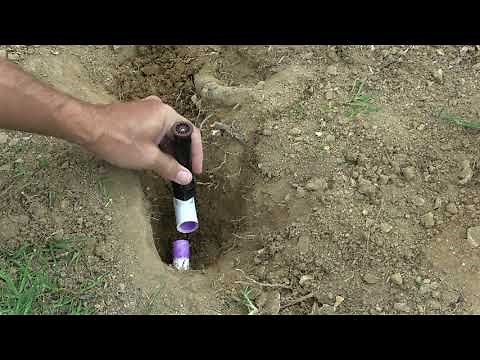 Installing Orbit 10'-12' 0º-360º Shrub Sprinklers