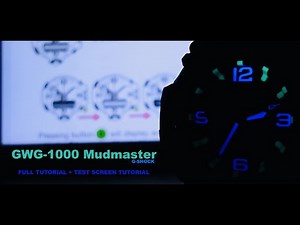 CASIO G-Shock GWG 1000 + GWG 2000 Mudmaster FULL Tutorial + Test Mode Tutorial - Free Instructions