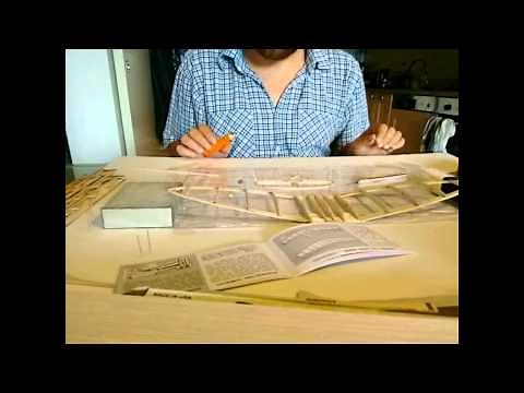 Supermarine Spitfire Balsa Kit Model - Timelapse
