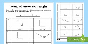 Greater Than or Less Than - Right Angle Measuring Activity