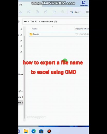 how to export files using CMD (Command Prompt) in this quick tutorial. Discover the essential commands and steps for efficient file exports in Windows. #CMD #FileExport #WindowsTutorial #TechTips #fbreelsvideo #fbreels Tech Whiz Ajith | Tech Whiz Ajith