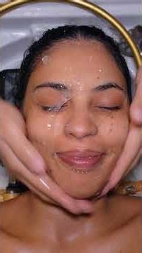 ASMR: Extremely Relaxing Thai Headspa with Aloe Vera Face Massage #shorts