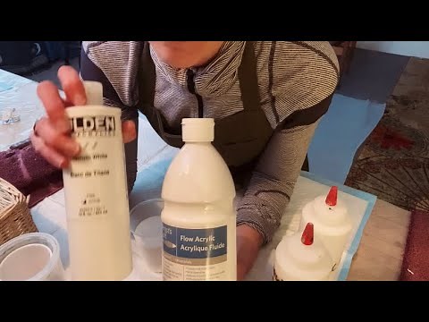 Paint mixing! Pearl puddle pour mixes | How I mix my paint - 2019