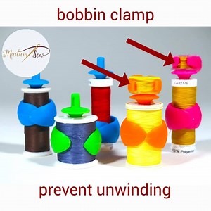 🌷Facebook launch promotion: 65% OFF! Limited sale supply available! ☀️ No More Tangles 🌈No More Searching Store your Spools & Bobbins tidy and organized! Get them here: madamsew.com/pages/spool-bobbin-buddies 🌷Facebook launch promotion: 65% OFF! Limited sale supply available! With this mega promotion these High quality Memory Silicon notions become affordable for everybody! | Madam Sew
