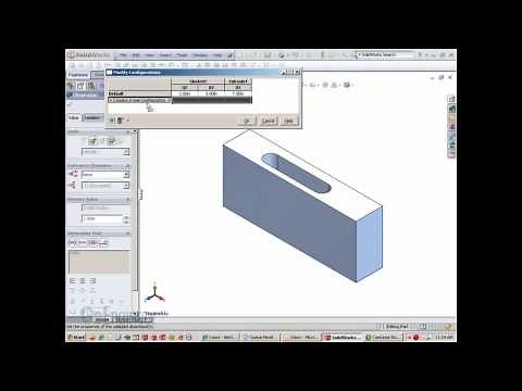 SOLIDWORKS - Configure Dimensions