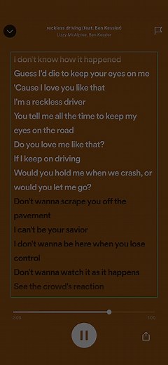 Lizzy McAlpine Reckless Driving Song: Lyrics and Meaning