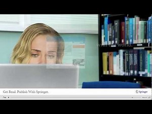 Get Read. Publish With Springer.