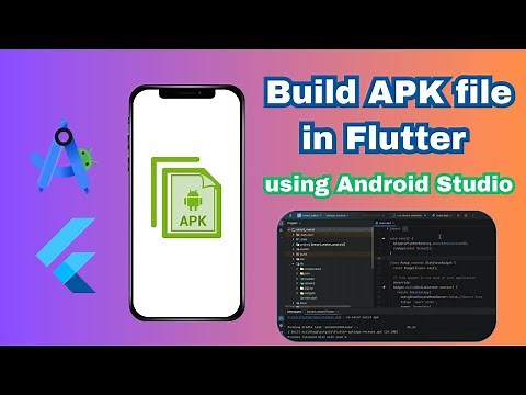Build APK file in Flutter using Android Studio