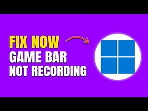 How To Fix Game Bar Not Recording in Windows 11 (Quick & Easy)
