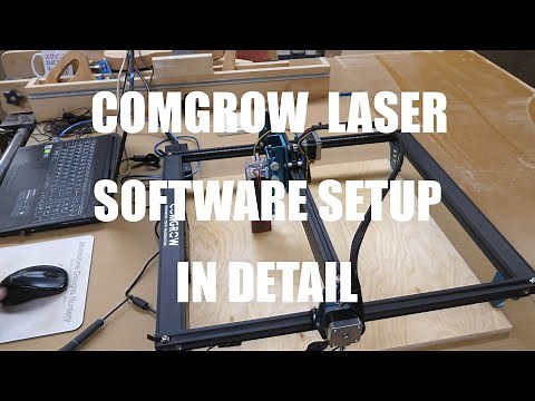 Comgo Z1 Laser Setup In LightBurn and Laser GRBL