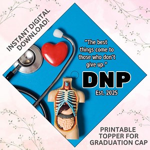 Printable Graduation Cap Topper, Doctorate Graduation Cap, Nurse Graduation, DNP Graduation, DNP Grad Cap Topper, DNP, Doctorate of Nursing - Etsy Canada