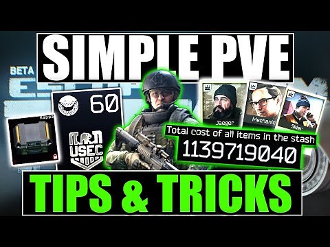 PVE TIPS FOR EASY MONEY + RAIDS! Escape From Tarkov PVE