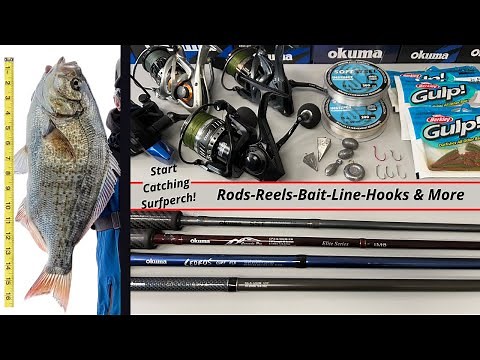 SURF FISHING SETUPS | HOW TO CHOOSE THE RIGHT SALTWATER SETUP - Rods, Reels, Bait, Hooks, etc