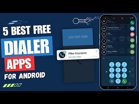 5 Best Free Dialer Apps For Android 🔥 ✅ | With Call Recorder 📞 | Full Features