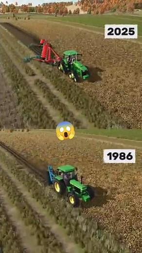 The Level of Plough Technology in 40 Years! 🚜⚙️ | Farming Simulator 25