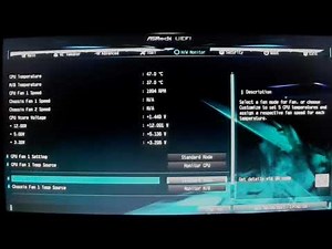 BIOS UEFI Setup - ASROCK A320M - HD