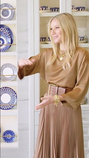 Gwyneth Paltrow's Plates are Too Cute to Stack