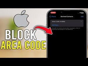 How To Block An Area Code on iPhone - Full Guide (Tutorial)
