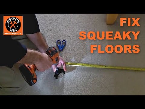 Fix Squeaky Floors with the Squeeeeek No More Floor Repair Kit