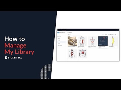 How to Manage My Library