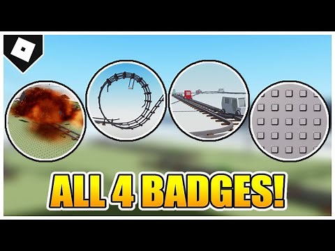 Cart Ride Around Nothing - How to get ALL 4 BADGES + WALKTHROUGH! (REACH THE END) [ROBLOX]
