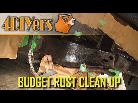 How to Clean up Frame Rust on a Budget