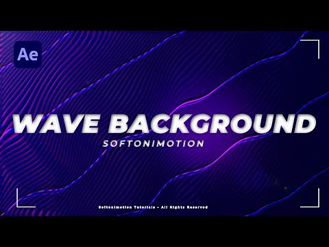 Abstract Wave Background in After Effects - After Effects Tutorial