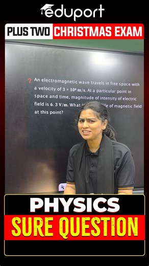 Plus Two Science on Instagram: "Plus Two Physics Sure Question | Electro Magnetic Waves"