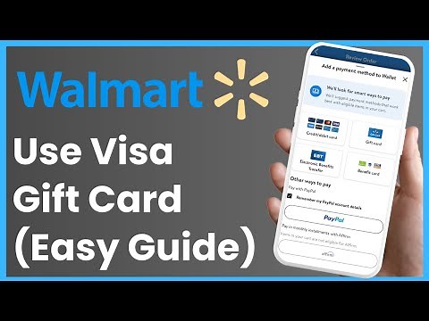 How to Use Visa Gift Card on Walmart Online !