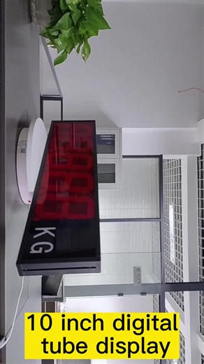 10 inch Outdoor Large 7 segment modbus-rtu protocol 4-bit RS485 waterproof digital tube display