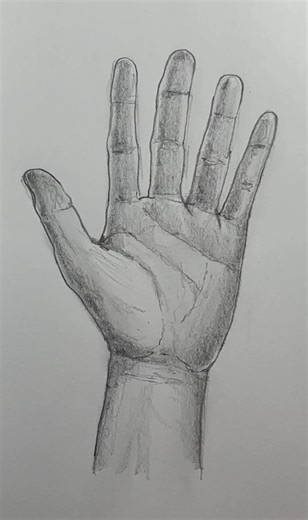 96K views · 5.3K reactions | Easy way to draw a hand ️ Drawing lesson for beginners. #drawinglesson #howtodraw | Mark Liam Smith | Facebook