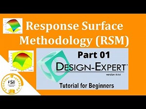 Response Surface Methodology (RSM) By Design Expert V.8.0.6|Tutorial for Beginner|Part 01|Urdu|Hindi