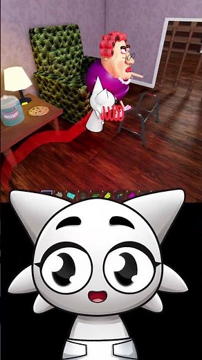 BABY WENDA vs SNOOZING EVIL GRANDMA #roblox #obby