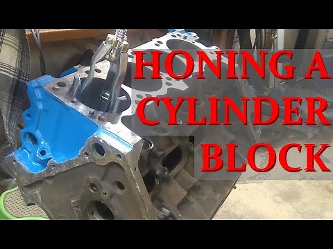 Honing a Cylinder Block