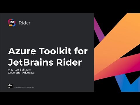 Azure Toolkit for JetBrains Rider