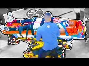 NBA Players STRETCHERED Off The Court