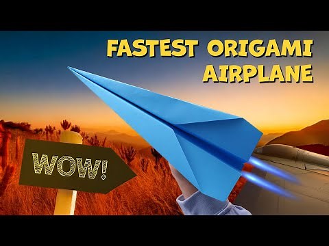 🚀 How to Make a Perfect Paper Airplane (a Plane) with Printer Paper (Easy & Fast!)