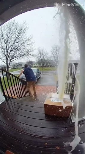 Soda Can Explodes During Delivery — Soaked the Driver AND the Camera 😅📦🥤