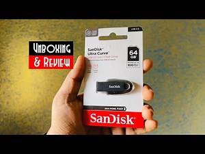 SanDisk Ultra Curve USB 3.2 64GB 100MB/s R Black | Speed Test & Review | Flashdrive | Pendrive