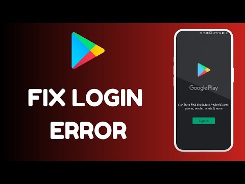 How to Fix Google Login Error on Play Store