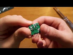 RF 433 MHz modules with Atmega8 AVR Microcontroller